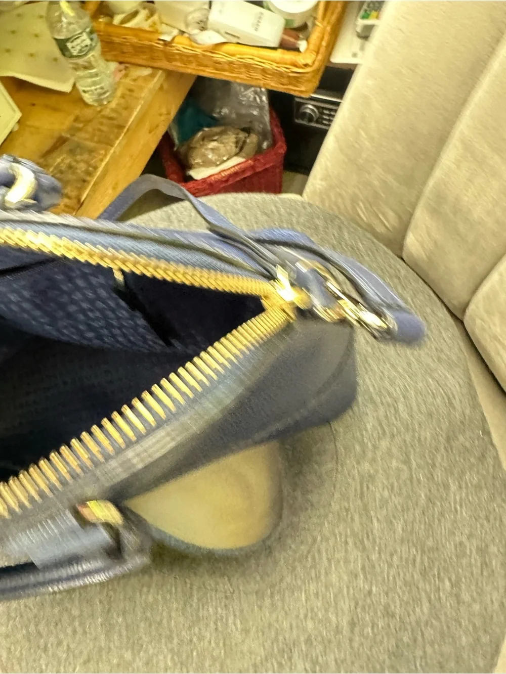 Kate Spade New York Navy Pebbled Leather Satchel Crossbody Bag 💙